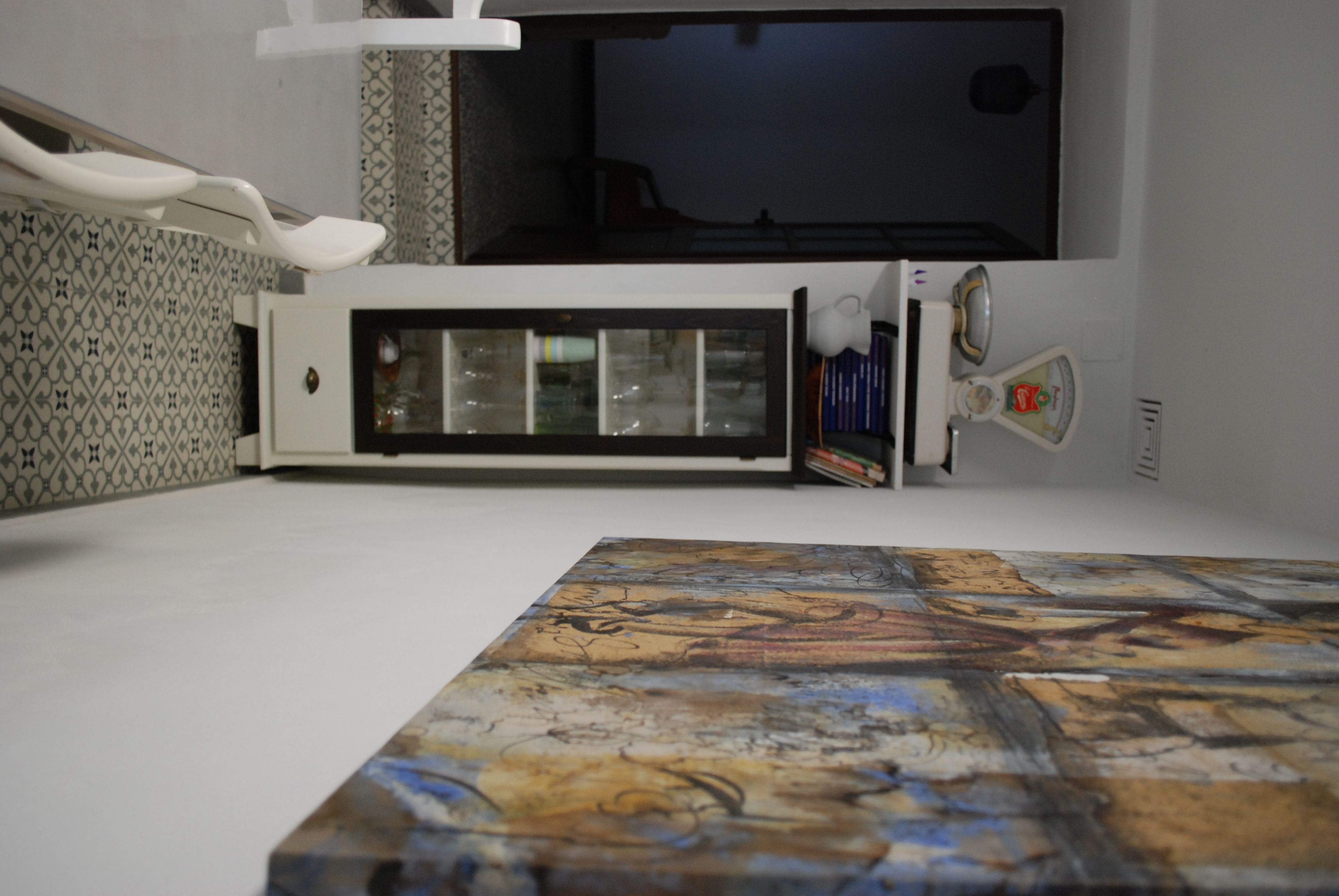 Vitrina y detalles de la casa